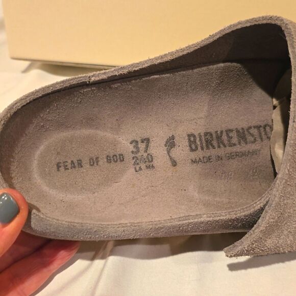 Fear of God Birkenstock suede slides size 37, Great Cond! - Picture 6 of 14